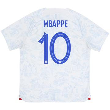 2022-23 France Away Shirt Mbappe #10 - 7/10 - (XL)