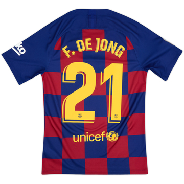 Camiseta de local del Barcelona 2019-20 F.De Jong #21 - 8/10 - (S)