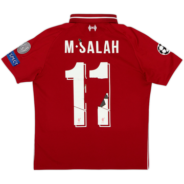 2018-19 Liverpool Home Shirt M.Salah #11 - 4/10 - (XL.Boys)