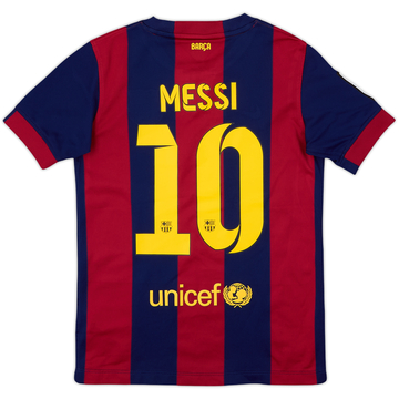 Camiseta de local del Barcelona 2014-15 Messi #10 - 10/10 - (S.Niños)