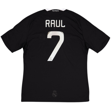 2008-09 Real Madrid CL Third Shirt Raul #7 - 6/10 - (L)