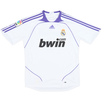 2007-08 Real Madrid 'Campeones' Home Shirt - 9/10 - (L)
