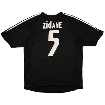 2004-05 Real Madrid Camiseta Visitante Zidane #5 - 7/10 - (L)