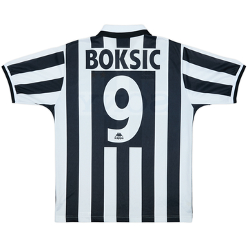 1995-97 Juventus Home Shirt Boksic #9 - 8/10 - (M)
