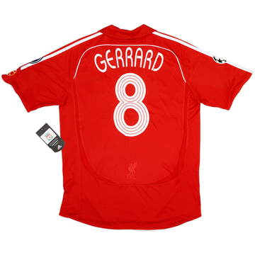2006-08 Liverpool Home Shirt Gerrard #8 (L)