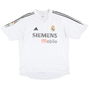2004-05 Real Madrid Home Shirt - 4/10 - (L)