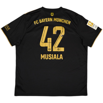 2021-22 Bayern Munich Away Shirt Musiala #42 - 4/10 - (XL)
