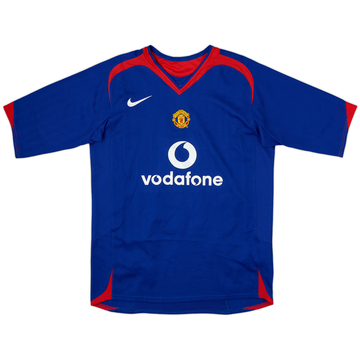 2005-06 Manchester United Away Shirt - 8/10 - (XL.Boys)