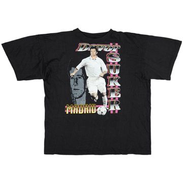 1996-97 Real Madrid 'Davor Suker' Graphic Tee - 5/10 - (XL)