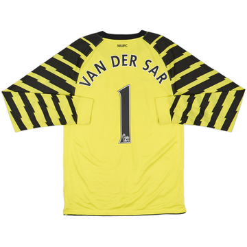 2010-11 Manchester United Yellow GK Shirt Van Der Sar #1 - 6/10 - (S)