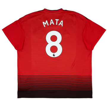 2018-19 Manchester United Home Shirt Mata #8 - 7/10 - (XXL)