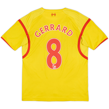 2014-15 Liverpool Away Shirt Gerrard #8 - 5/10 - (S)