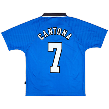 1996-98 Manchester United Third Shirt Cantona #7 - 8/10 - (Y)