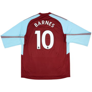 2017-18 Burnley Home L/S Shirt Barnes #10 - 7/10 - (XXL)