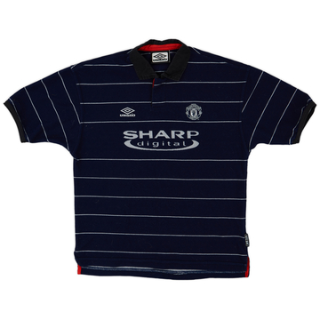 1999-00 Manchester United Away Shirt - 9/10 - (XL.Boys)