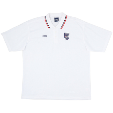 2002-03 England Umbro Polo Shirt - 9/10 - (XXL)