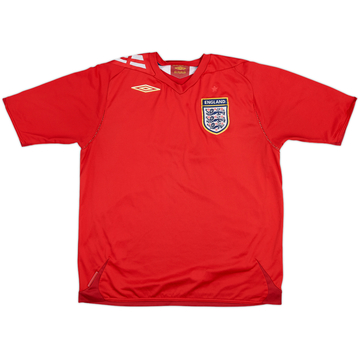 2006-08 England Away Shirt - 5/10 - (L)