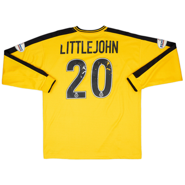 2003-04 Port Vale Match Issue Away L/S Shirt Littlejohn #20