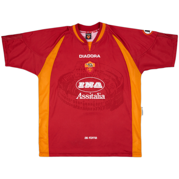 1997-98 Roma Home Shirt - 8/10 - (XL)