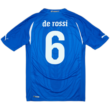 2010-12 Italy Player Issue Home Shirt De Rossi #6 - 8/10 - (L)