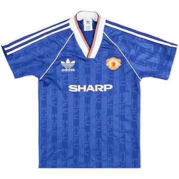 Camiseta de la tercera equipación del Manchester United 1988-90 - 5/10 - (Niños L)