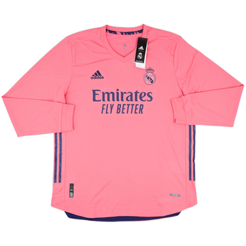 2020-21 Real Madrid Authentic Away L/S Shirt (XL)