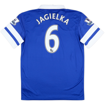 2013-14 Everton Home Shirt Jagielka #6 - 7/10 - (M)