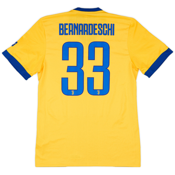 2017-18 Juventus Player Issue Champions League Away Shirt Bernardeschi #33 - 7/10 - (M|L)