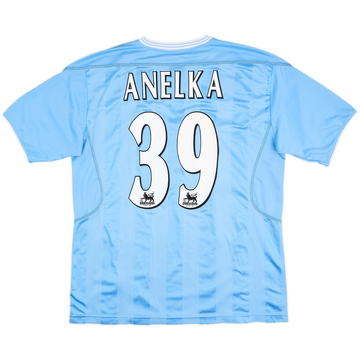 2003-04 Manchester City Home Shirt Anelka #39 - 8/10 - (L)