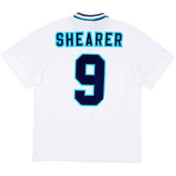 1995-97 England Home Shirt Shearer #9 - 8/10 - (L)