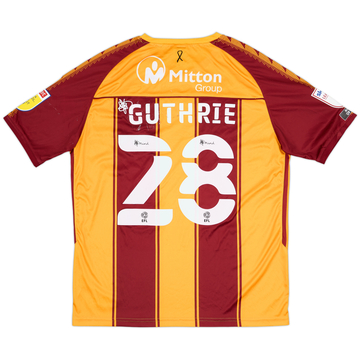 2020-21 Bradford City Match Issue Home Shirt Guthrie #28