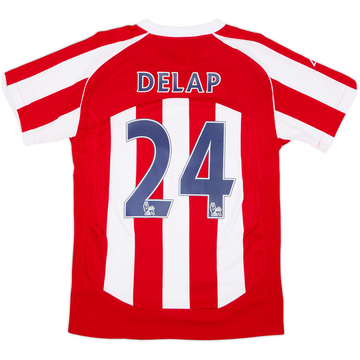 2009-10 Stoke City Home Shirt Delap #24 - 8/10 - (S)