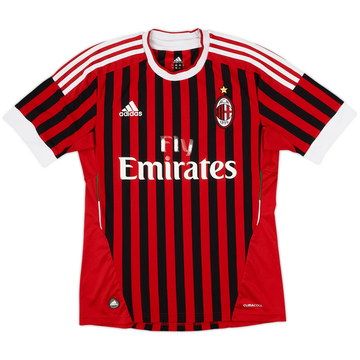 2011-12 AC Milan Home Shirt - 4/10 - (S)