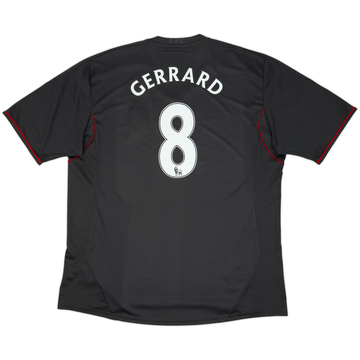 Camiseta de visitante del Liverpool 2011-12 Gerrard #8 - 5/10 - (XXL)