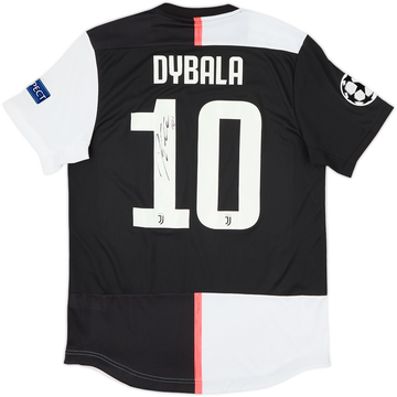 2019-20 Juventus Player Issue Signed Home Shirt Dybala #10 - 6/10 - (M)