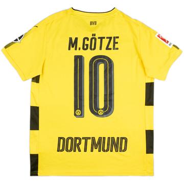 2017-18 Borussia Dortmund Home Shirt M.Gotze #10 - 7/10 - (15-16 Years)