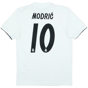 2018-19 Real Madrid Home Shirt Modric #10 - 6/10 - (S)