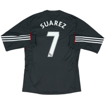 2011-12 Liverpool Away L/S Shirt Suarez #7 - 9/10 - (M)