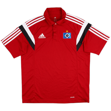 2014-15 Hamburg adidas Polo Shirt - 9/10 - (L)