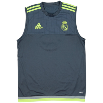 2015-16 Real Madrid adidas Training Vest #5 - 5/10 - (M)