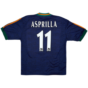 1997-98 Newcastle Away Shirt Asprilla #11 - 8/10 - (L)