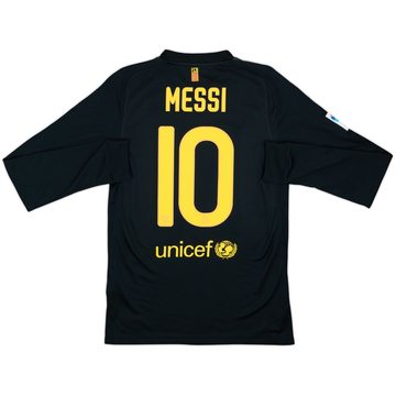 2011-12 Barcelona Away L/S Shirt Messi #10 - 8/10 - (S)