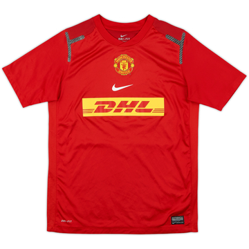 2012-13 Manchester United Nike Player Issue Training Shirt - 6/10 - (12-13 Years)