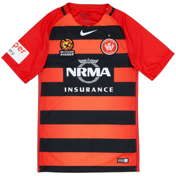 2016-17 Western Sydney Wanderers Home Shirt - 8/10 - (XS)