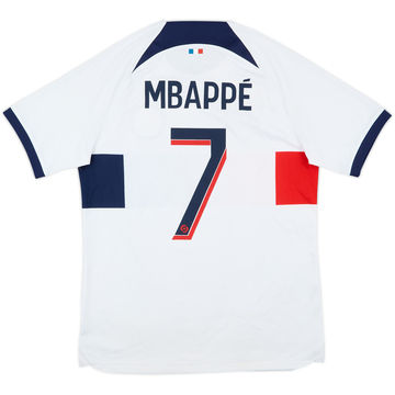 2023-24 Paris Saint-Germain Away Shirt Mbappe #7 - 8/10 - (M)