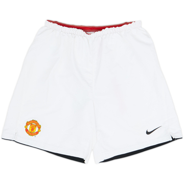 2007-09 Manchester United Home Shorts - 7/10 - (M)