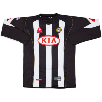 2004-05 Udinese Match Issue Home L/S Shirt Fava #11