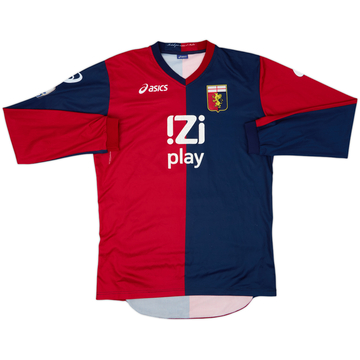 2010-11 Genoa Match Issue Home L/S Shirt Chico #2