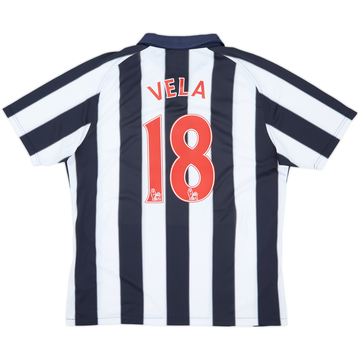 2010-11 West Brom Home Shirt Vela #18 - 7/10 - (L)