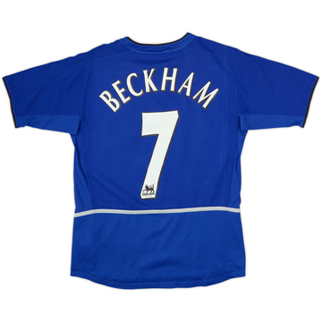 2002-03 Manchester United Third Shirt Beckham #7 - 8/10 - (13-14 Years)